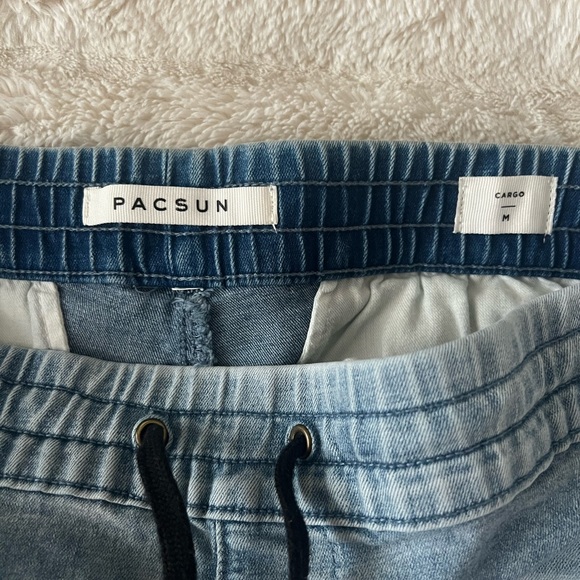 Pacsun cargo denim jeans Sz M - Picture 3 of 4